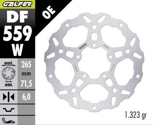Galfer Tarcza Hamulcowa Tył Ducati Desert 937X '21-; Desert 937X Rally '24-