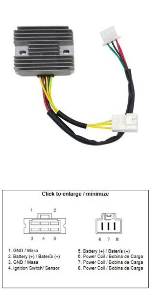 Dze Regulator Napięcia Honda Fsc 400 Silverwing '04-'08; Fsc 600 Silverwing