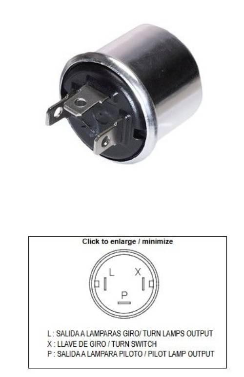 Dze Przerywacz Kierunkowskazów Uniwersalny 12V 2+2 21W