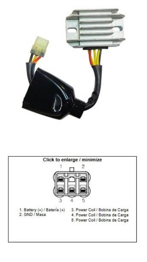 Dze Regulator Napięcia Kawasaki Kx 250F '13-'16; Kx 450F '12-'15 21066-0742