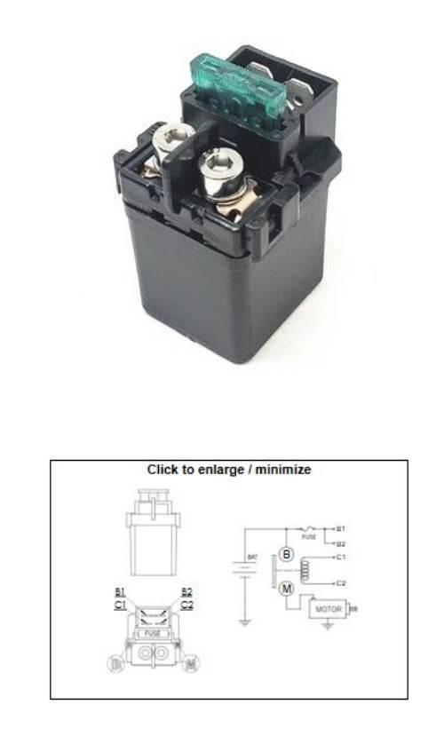 Dze Przekaźnik Rozrusznika Kawasaki Kvf 650 Brute Force '05-'13; Kvf 650 Pr