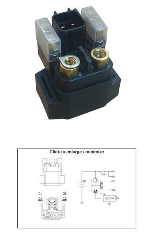 Dze Przekaźnik Rozrusznika Suzuki Gz 250 Marauder '99-'10; Lt-F 250 King Qu