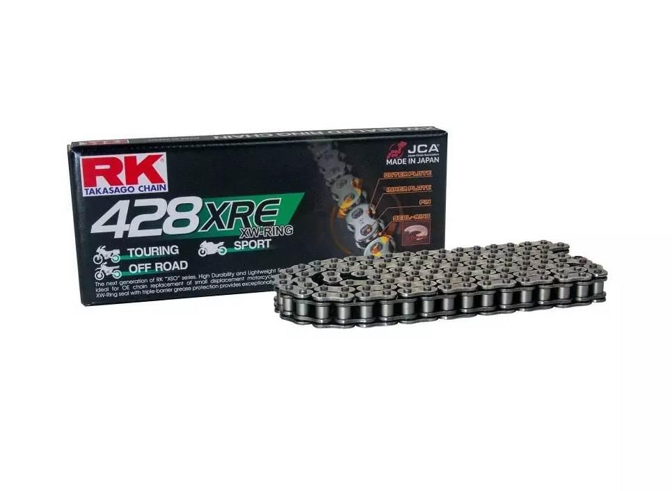 Rk Łańcuch Napędowy 428Xre-142 Xw-Ring Zakuwka Clf W Zestawie Kolor Standar