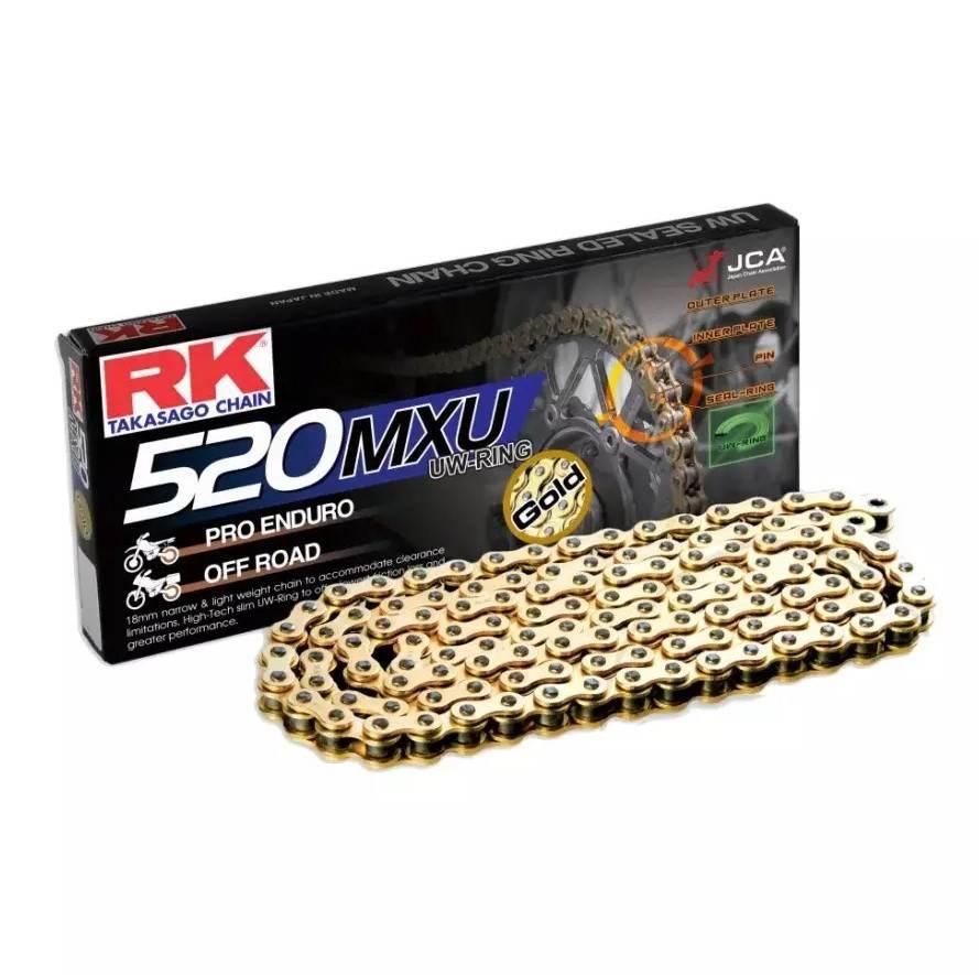 Rk Łańcuch Napędowy Enduro Gb520Mxu-120 Uw-Ring Zakuwka Clf W Zestawie Kolo