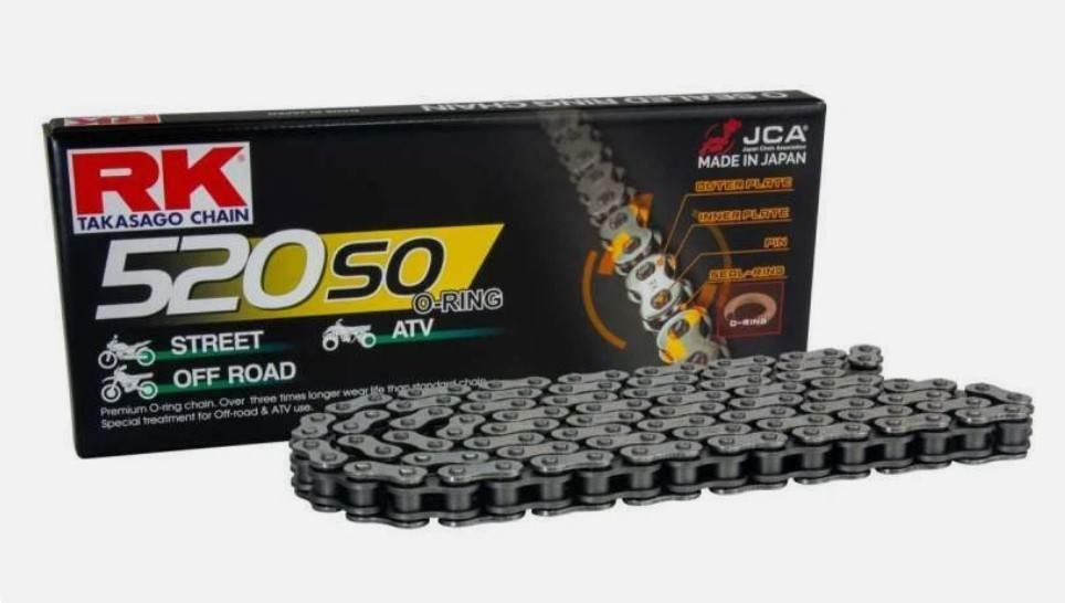 Rk Łańcuch Napędowy 520So-110 O-Ring Zakuwka Clf W Zestawie Kolor Standard