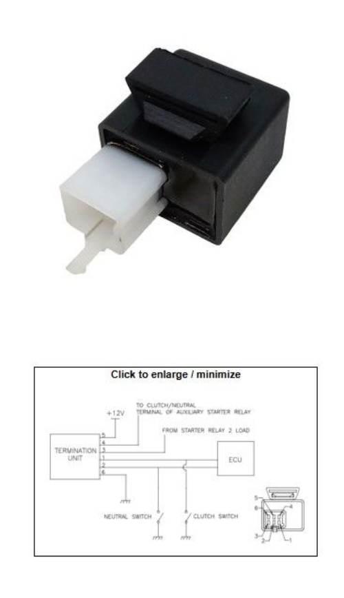 Dze Przekaźnik Rozrusznika Ktm 125 Duke '17-'20; 200 Duke '21; 390 Duke '17