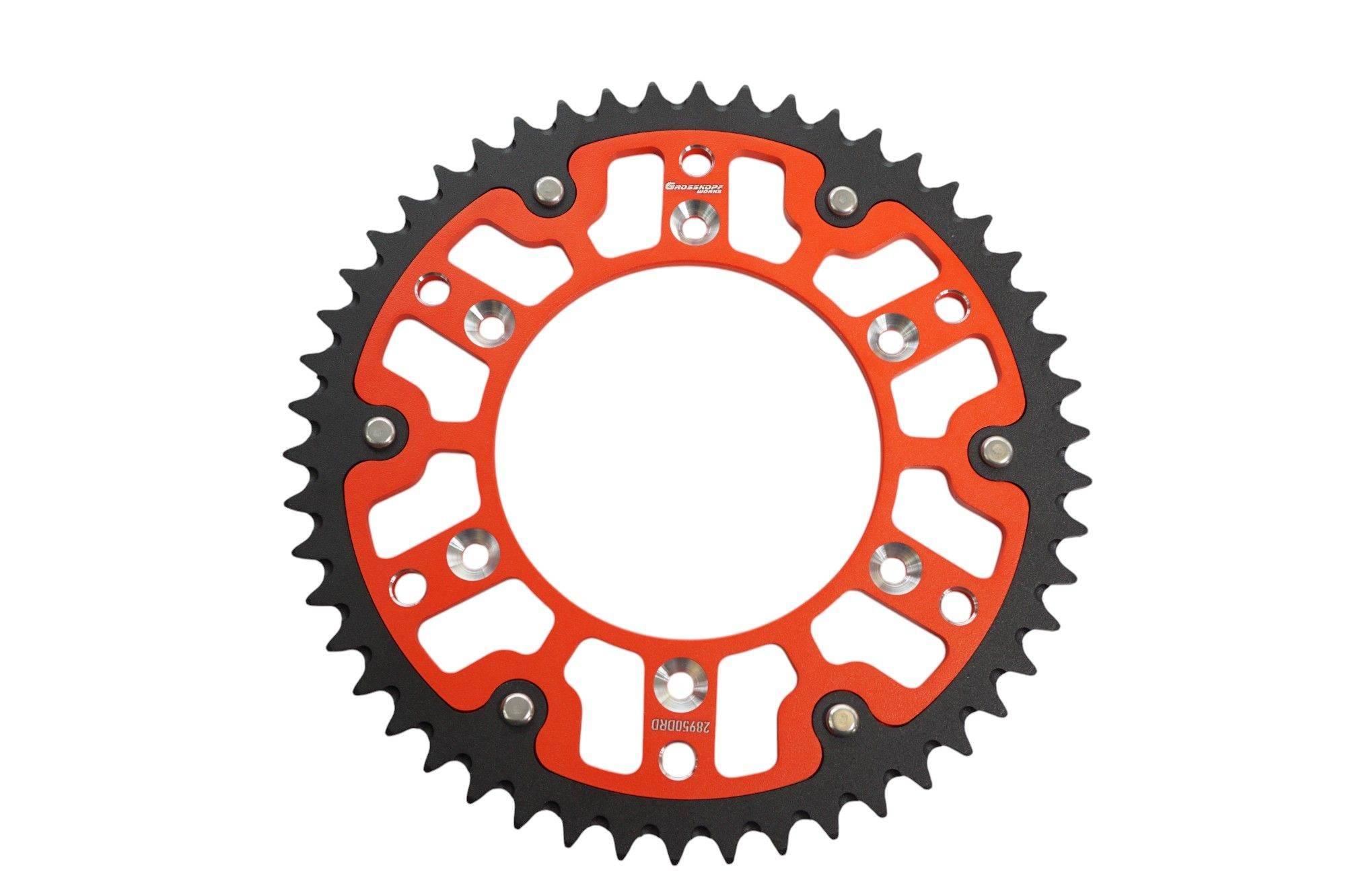Grosskopf Zębatka Tylna Dual Ring Stealth Stalowo-Aluminiowa 289 48 28948 H