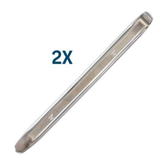 Biketec Zestaw 2 Szt. Łyżki Do Opon Proste Płaske 300 X 25 X 9 Mm 30 Cm