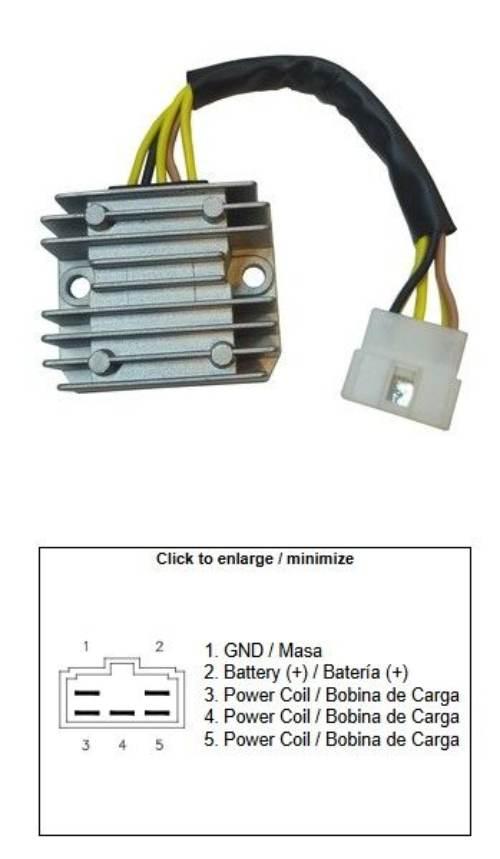 Dze Regulator Napięcia Kawasaki Klx 650R '96-'01; Klx 650 '93-'01 Sh539A-11