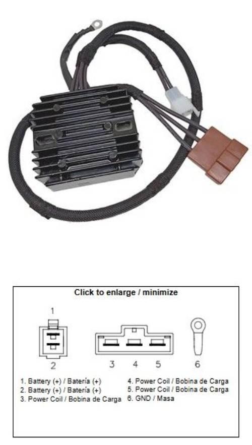 Dze Regulator Napięcia Ktm 125/200/250/390 Duke '21-; Husqvarna 125/200/250