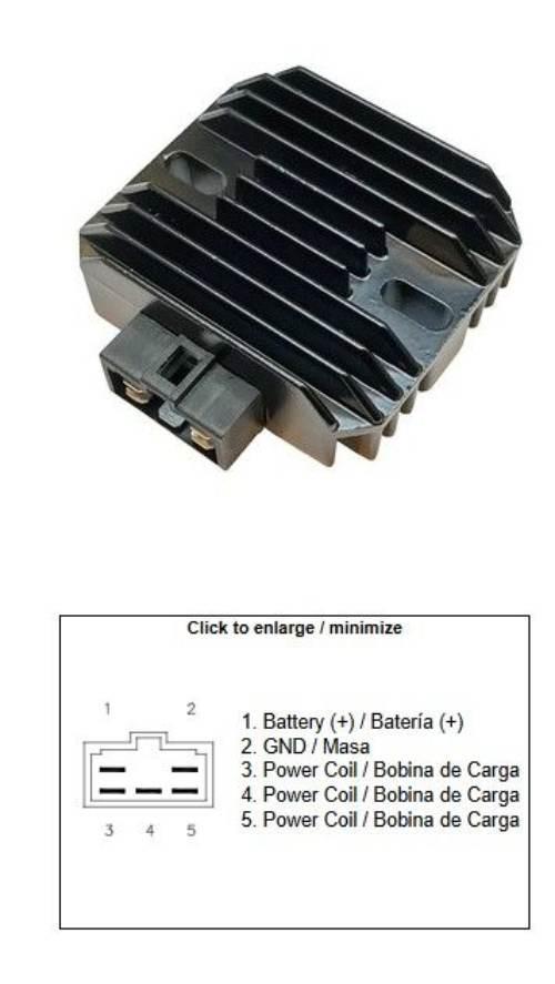 Dze Regulator Napięcia Benelli Bn 125; Imperial 400; Keeway 125 Krk 2990645