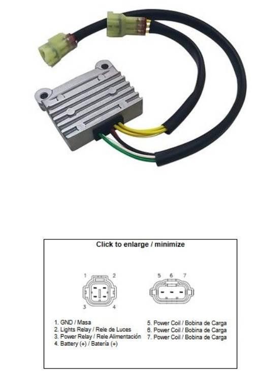 Dze Regulator Napięcia Ktm 125/150/250/300/350/450/400 Exc/Exc-F/Xc/Xc-W/Xc
