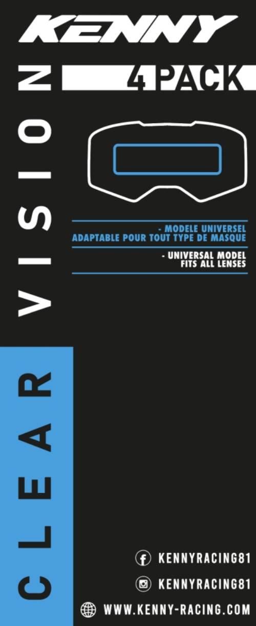 Kenny Racing Vision Universel Folia Uniwersalna Ochronna Do Gogli 50Mm X150