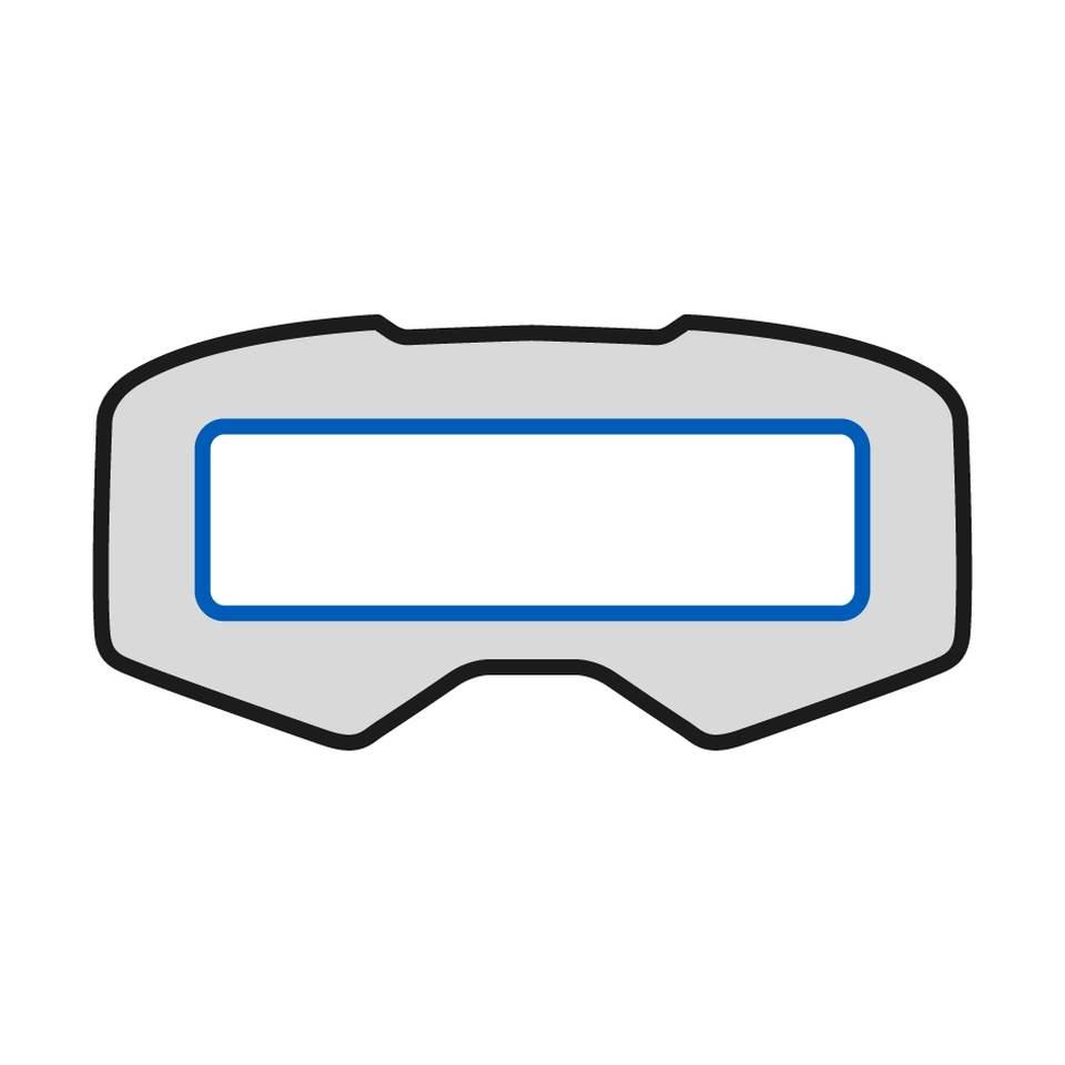 Kenny Racing Vision Universel Folia Uniwersalna Ochronna Do Gogli 50Mm X150 - zdjęcie 2