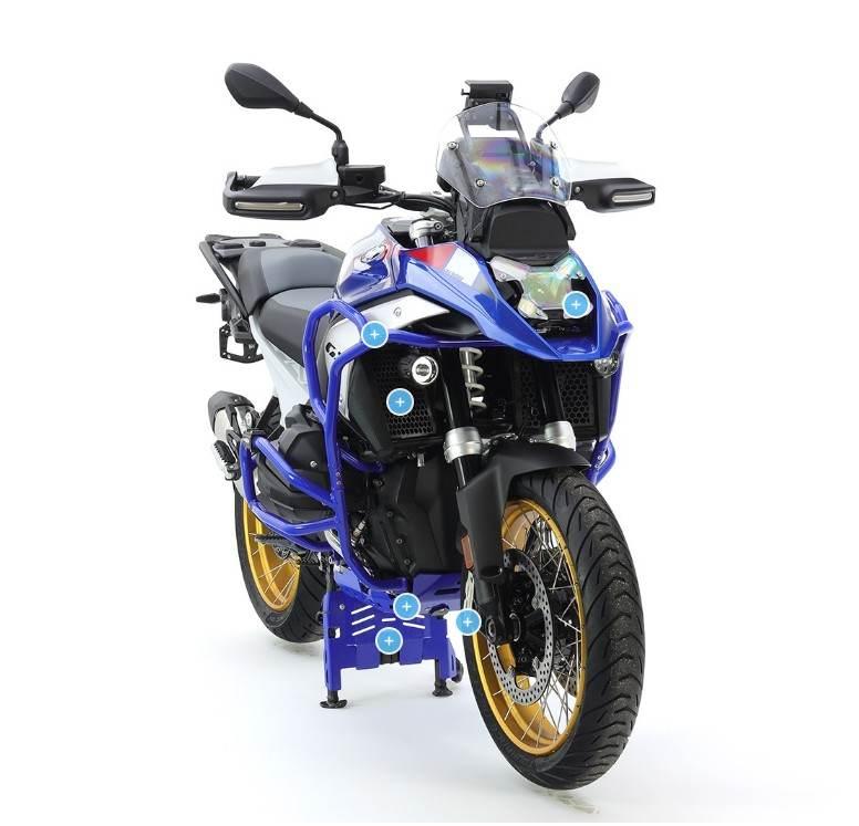 Crosspro Osłona Reflektora Lampy Przedniej Bmw R 1300 Gs All '23-'24 Kolor - zdjęcie 3