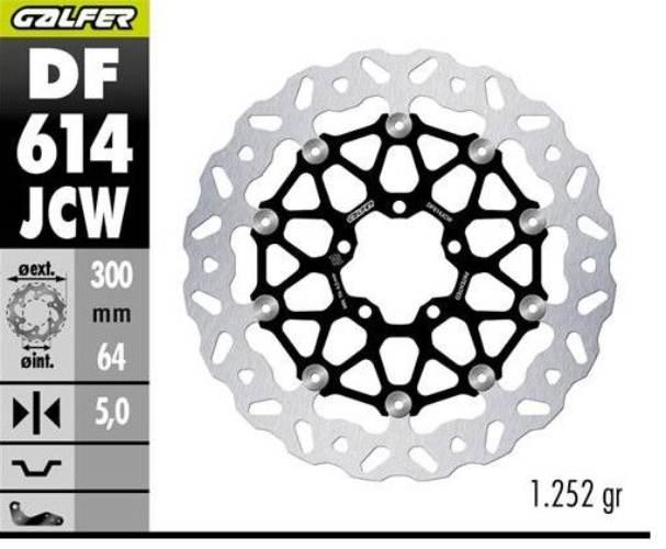 Galfer Tarcza Hamulcowa Przód Ktm 990 Duke '24- Wave Floating 300X64X5Mm