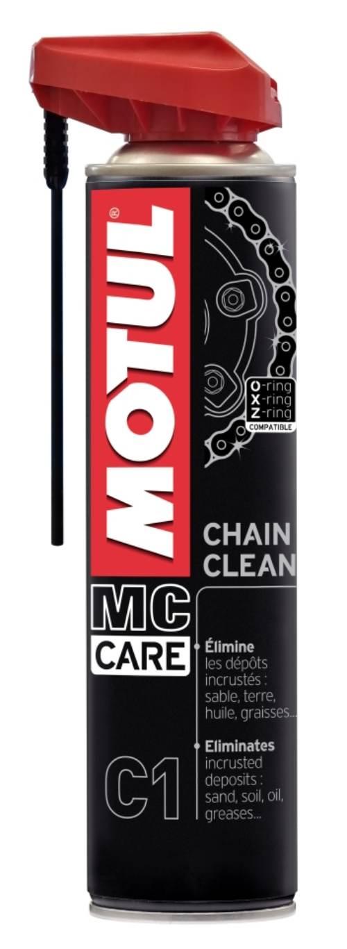Motul Chain Care Kit Zestaw Do Czyszczenia Łańcucha Spray C1+Spray C2+Szczo - zdjęcie 2