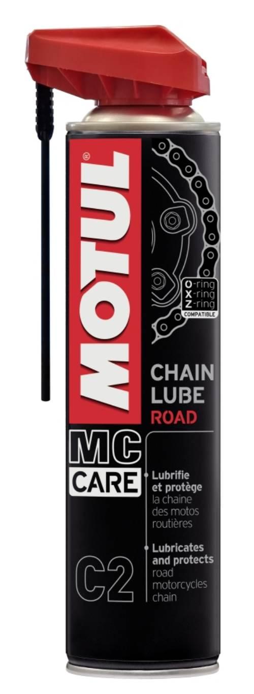 Motul Chain Care Kit Zestaw Do Czyszczenia Łańcucha Spray C1+Spray C2+Szczo - zdjęcie 3