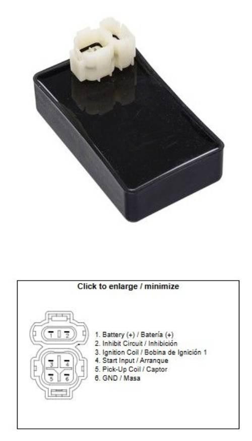 Dze Moduł Zapłonu Cdi Honda Nx 500 Dominator '88-'99; Nx 650 Dominator '88-