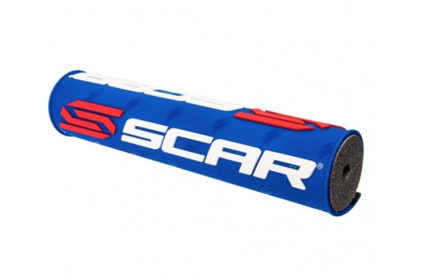 Scar Racing Gąbka Na Kierownicę Poprzeczkę 250Mm Kolor Niebieski Z Logo Sca