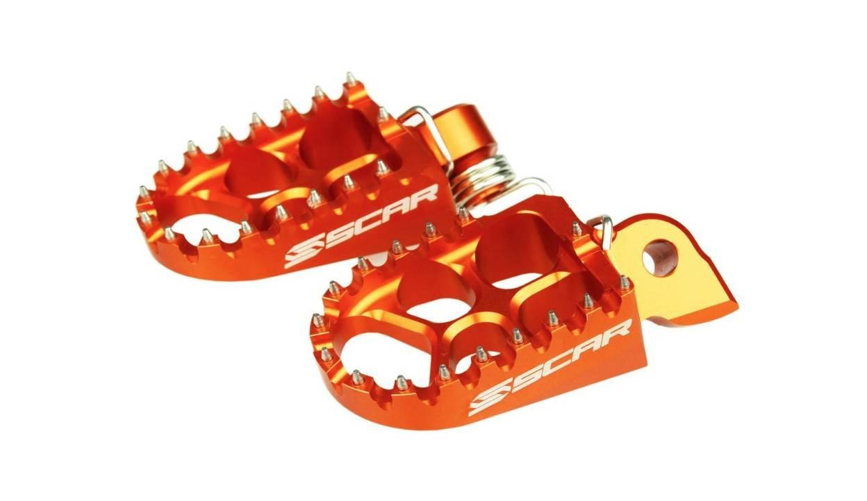 Scar Racing Podnóżki Pegi Aluminiowe Ktm Sx/Exc '98-'16, Husqvarna '14-'16
