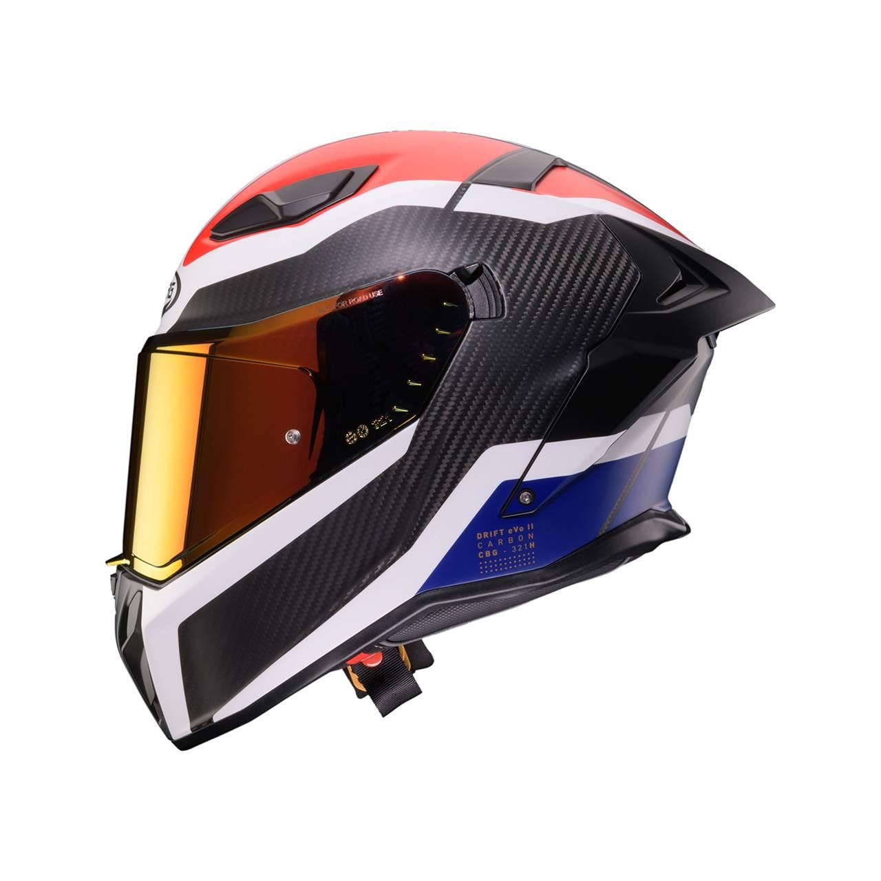 Caberg 2026 Kask Integralny Z Blendą Model Drift Evo Ii Carbon Cbr Kolor Cz - zdjęcie 4