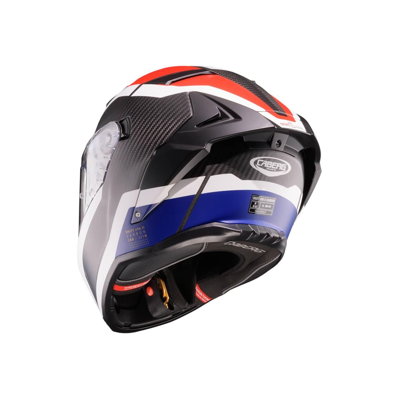 Caberg 2026 Kask Integralny Z Blendą Model Drift Evo Ii Carbon Cbr Kolor Cz - zdjęcie 3