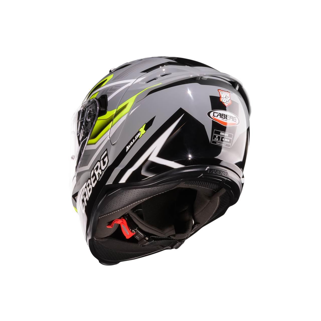 Caberg 2026 Kask Integralny Z Blendą Model Avalon X Brama Kolor Czarny/Żółt - zdjęcie 3