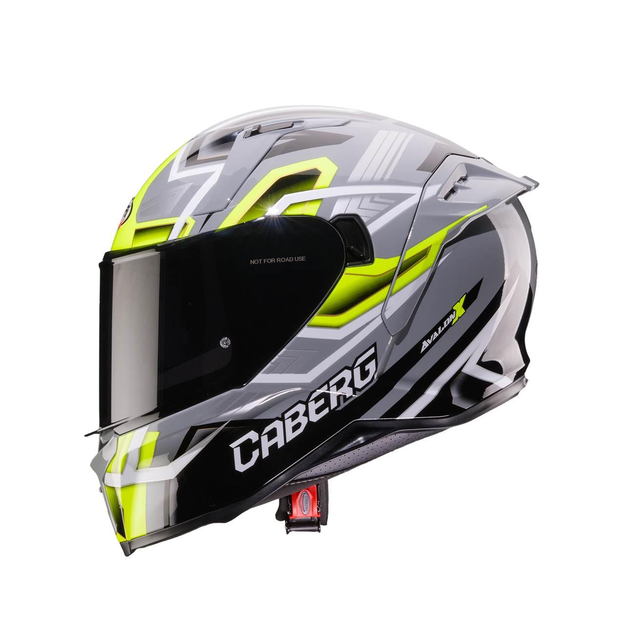Caberg 2026 Kask Integralny Z Blendą Model Avalon X Brama Kolor Czarny/Żółt - zdjęcie 4