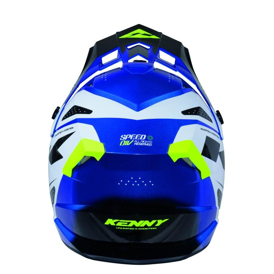 Kenny Racing Kask Cross/Enduro Track Graphic Speed Neon Blue Kolor Niebiesk - zdjęcie 3