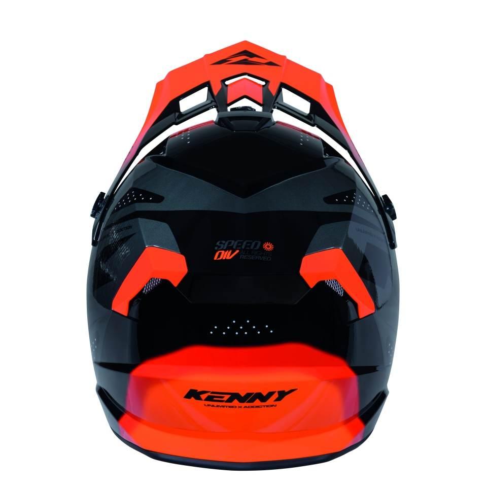 Kenny Racing Kask Cross/Enduro Track Graphic Speed Neon Orange Kolor Pomara - zdjęcie 3