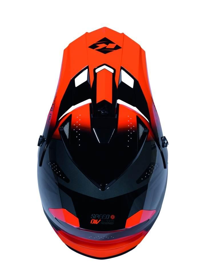 Kenny Racing Kask Cross/Enduro Track Graphic Speed Neon Orange Kolor Pomara - zdjęcie 4
