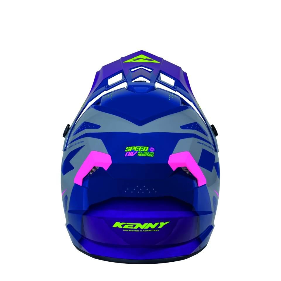 Kenny Racing Kask Cross/Enduro Track Graphic Speed Purple Pink Kolor Fiolet - zdjęcie 3