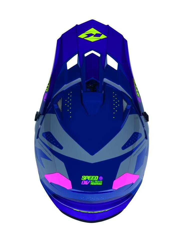 Kenny Racing Kask Cross/Enduro Track Graphic Speed Purple Pink Kolor Fiolet - zdjęcie 4
