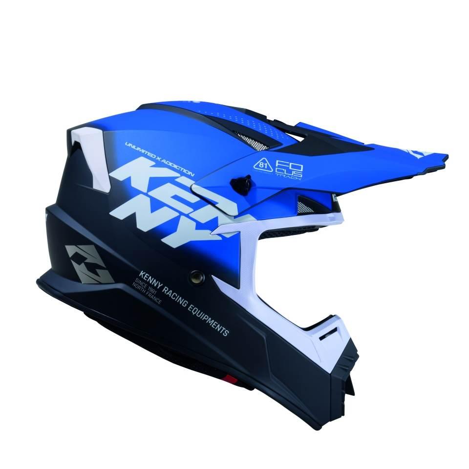 Kenny Racing Kask Cross/Enduro Track Graphic Focus Blue Kolor Niebieski Roz
