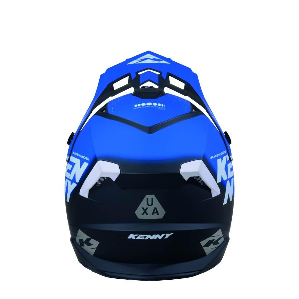 Kenny Racing Kask Cross/Enduro Track Graphic Focus Blue Kolor Niebieski Roz - zdjęcie 3