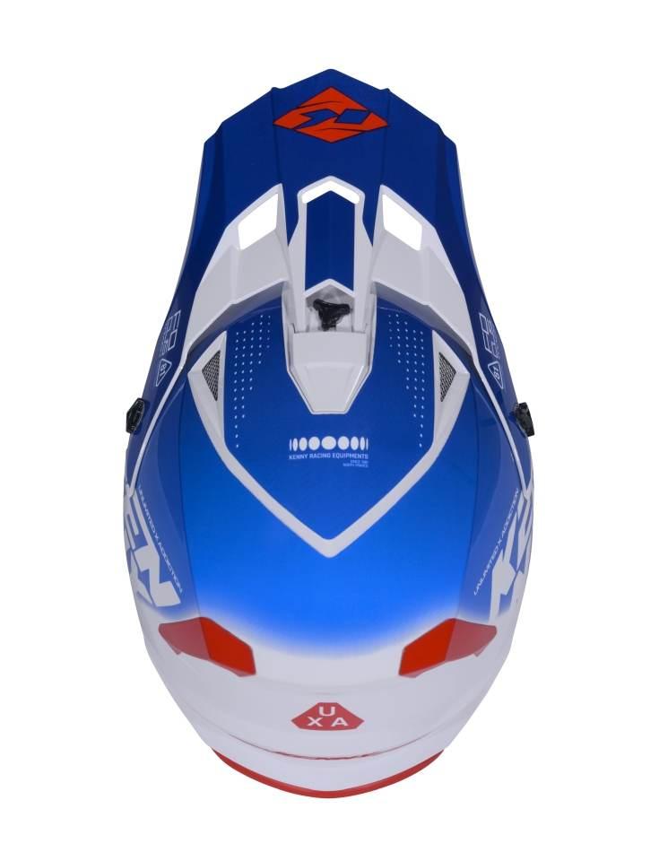 Kenny Racing Kask Cross/Enduro Track Kid/Junior/Dziecięcy Graphic Focus Pat - zdjęcie 3