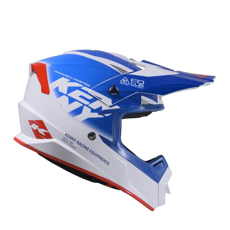 Kenny Racing Kask Cross/Enduro Track Kid/Junior/Dziecięcy Graphic Focus Pat - zdjęcie 4