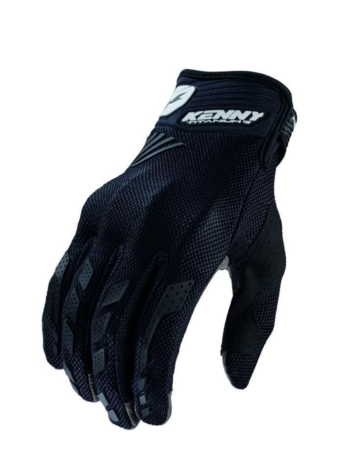 Kenny Racing Rękawice D3O Titanium Black Kolor Czarny Rozmiar Xs 7