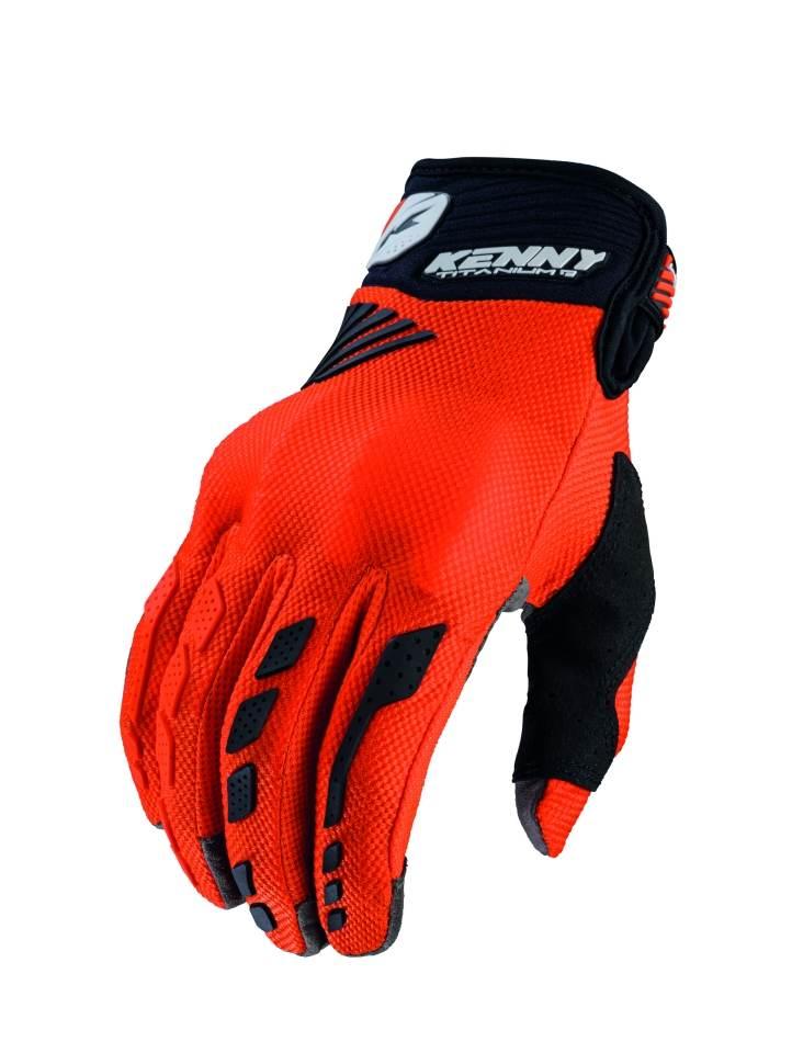 Kenny Racing Rękawice D3O Titanium Orange Kolor Pomarańczowy Rozmiar S 8
