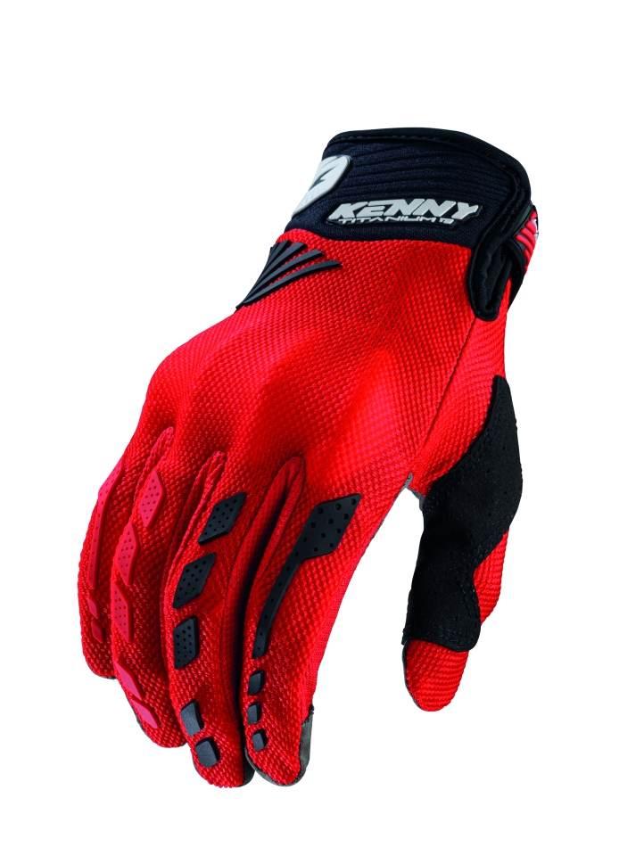 Kenny Racing Rękawice D3O Titanium Red Kolor Czerwowy Rozmiar Xl 11