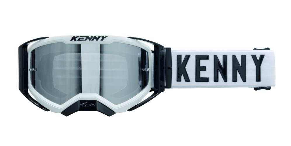 Kenny Racing Gogle Performance Evo 2 White-Clear Lens- Szybka Przeźroczysta