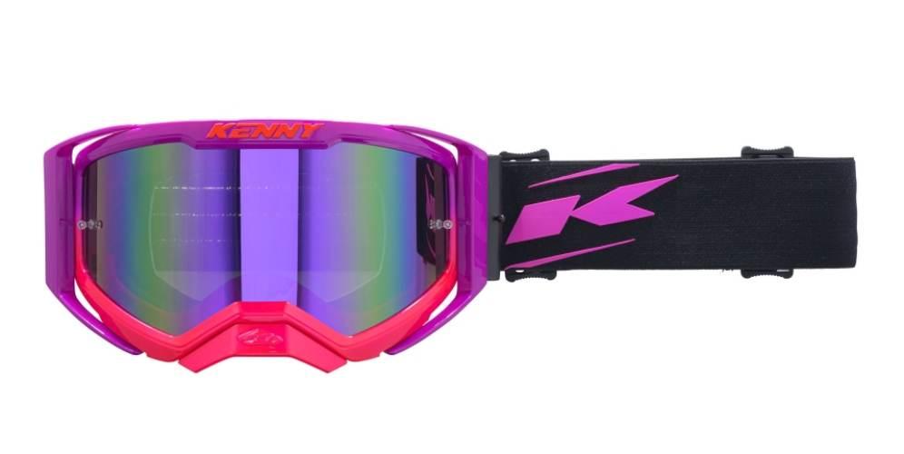 Kenny Racing Gogle Performance Evo 2 Purple Mirror-Lustro Kolor Fioletowy/C