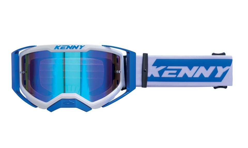 Kenny Racing Gogle Performance Evo 2 Blue- Mirror Lens - Lustro Kolor Niebi