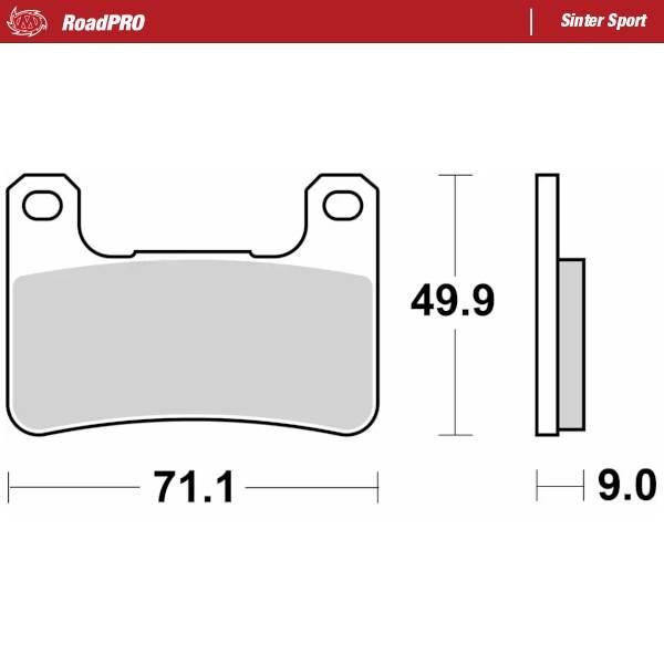 Moto-Master Klocki Hamulcowe Kh379 Roadpro Sinter Series - Na Zamówienie -