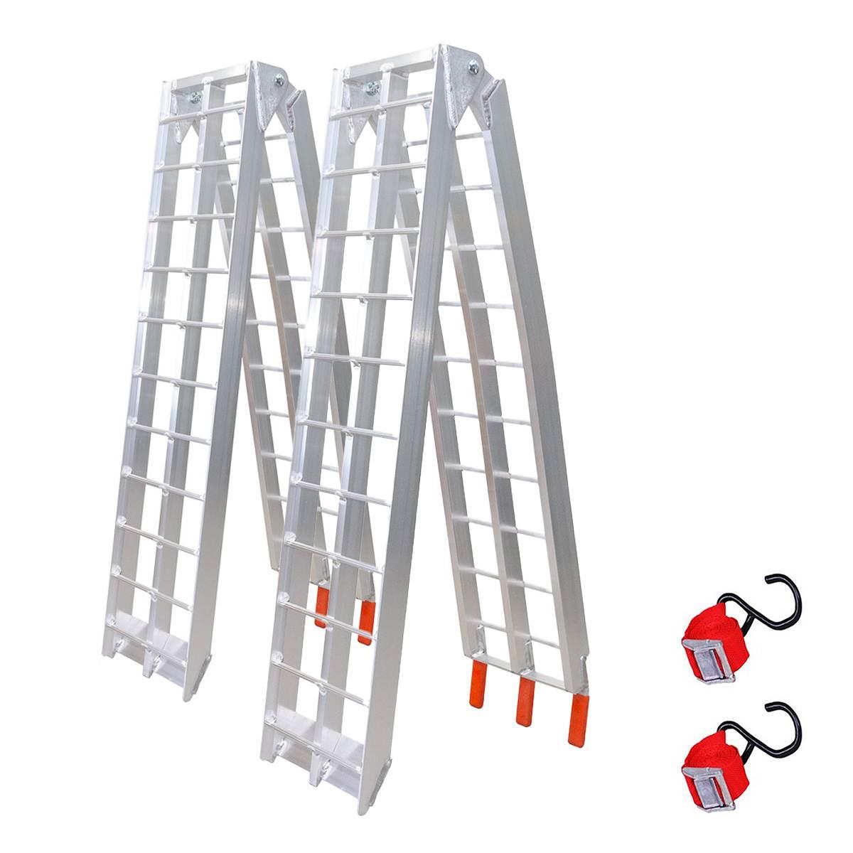 Biketec Zestaw 2 Szt.uniwersalna Rampa Najazdowa Aluminiowa Kratownicowa Mo