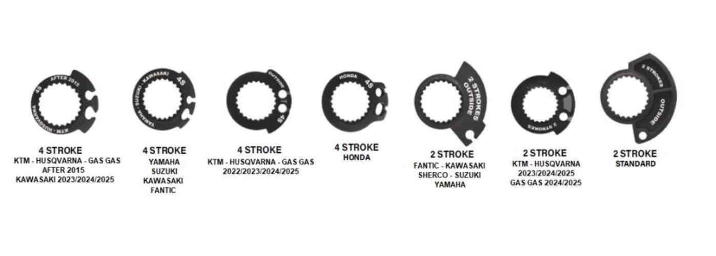 Progrip 2025/12 Manetki Pg809 Off Road Z Blokadą Scs Lock-On + 7 Adapterów - zdjęcie 2