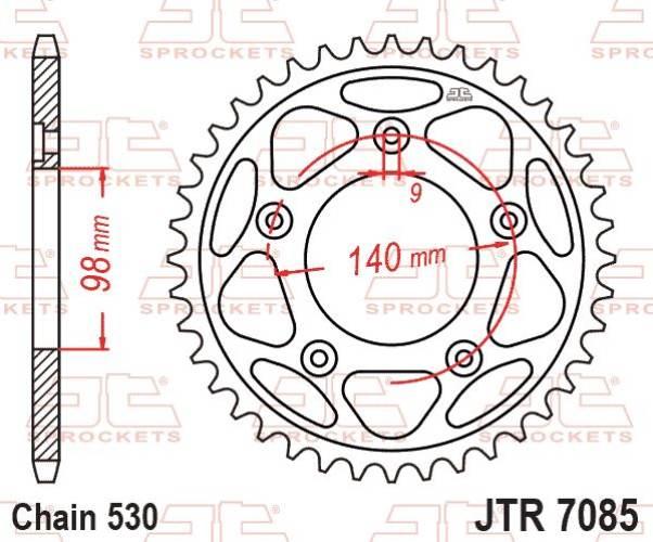 Jt Zębatka Tylna 4777 48 Harley Davidson Ra 1250 Pan America S St '21-'25 J