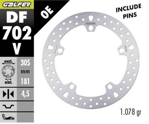 Galfer Tarcza Hamulcowa Przód Bmw R 850/1100/1150/1200 305X181X4,8 Ng1044