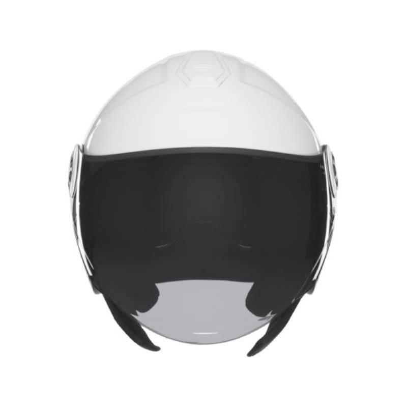 Nox Kask Otwarty Jet Z Blendą N182 Solid Kolor Biały Połysk Rozmiar Xl - zdjęcie 2